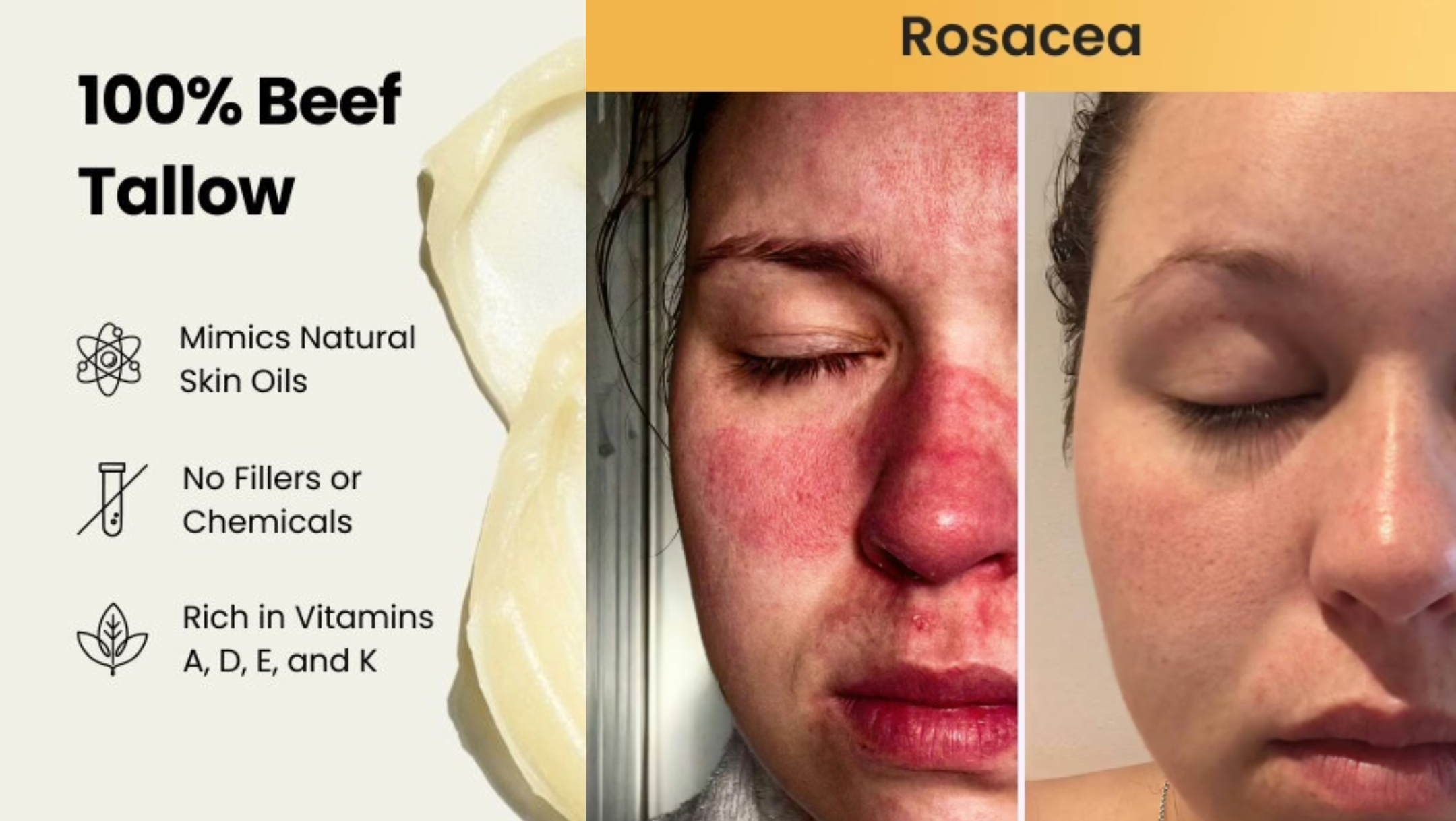 showing benefit of wella naturals whipped tallow balm