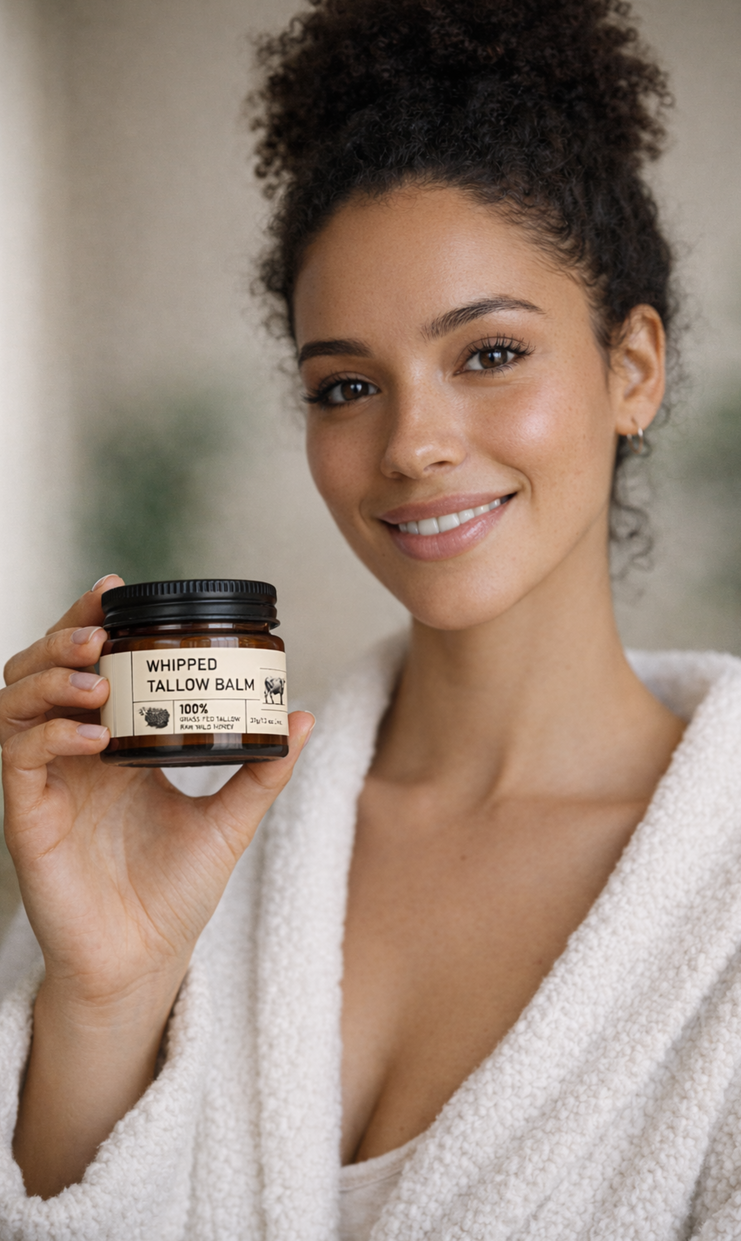 girls holding wella naturals whipped tallow balm